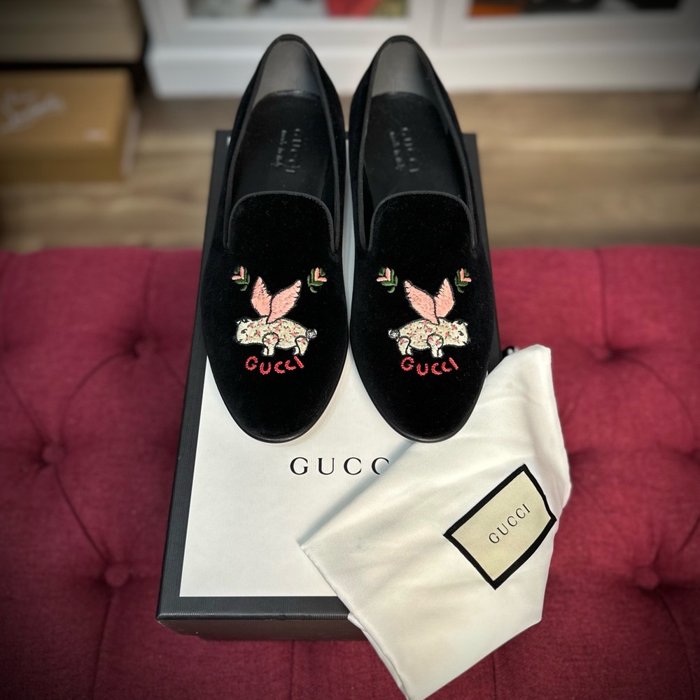 NEW Gucci “pigs fly” loafers (size 7 mens)